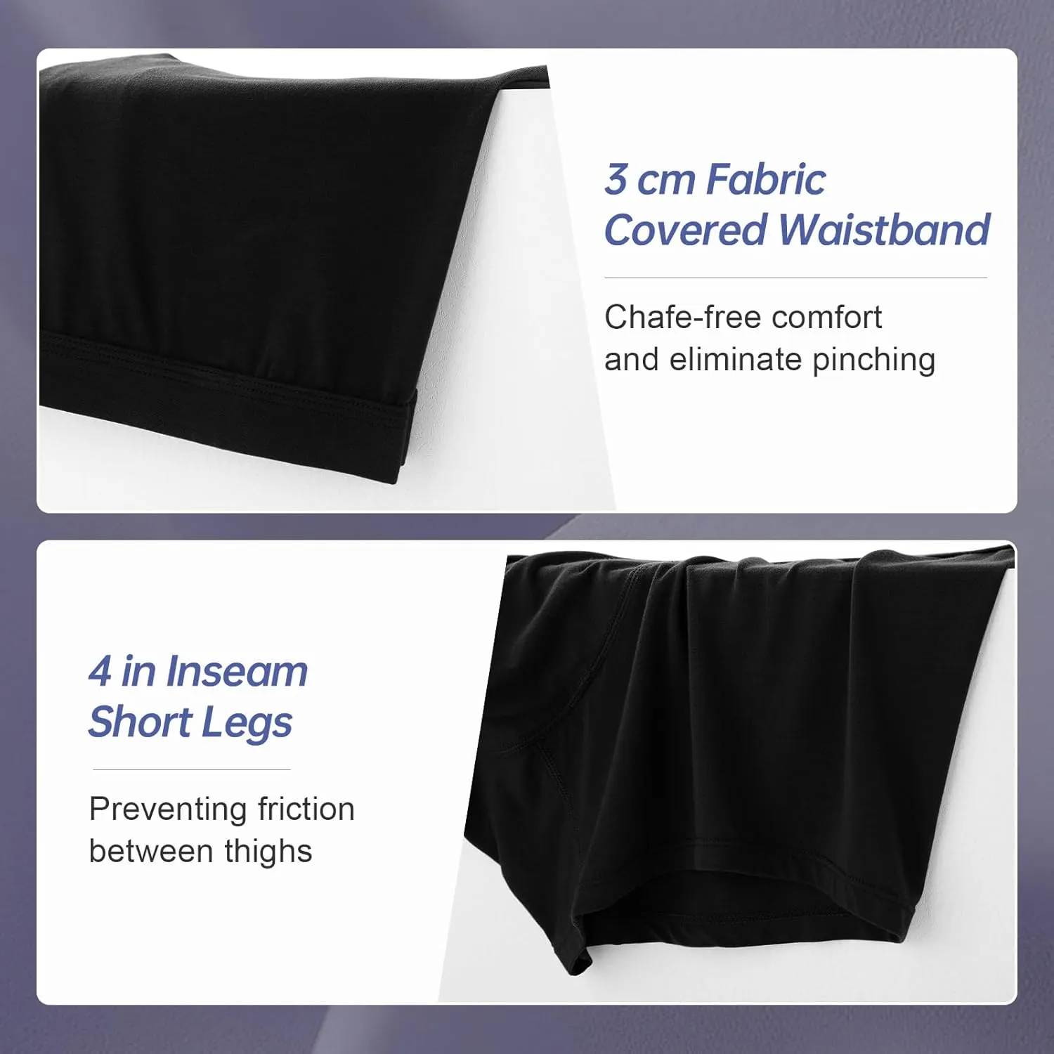 BAMBOO COOL Mens Underwear Trunks for Man Soft Waistband Open-fly Support Briefs(3 or 4 pack)