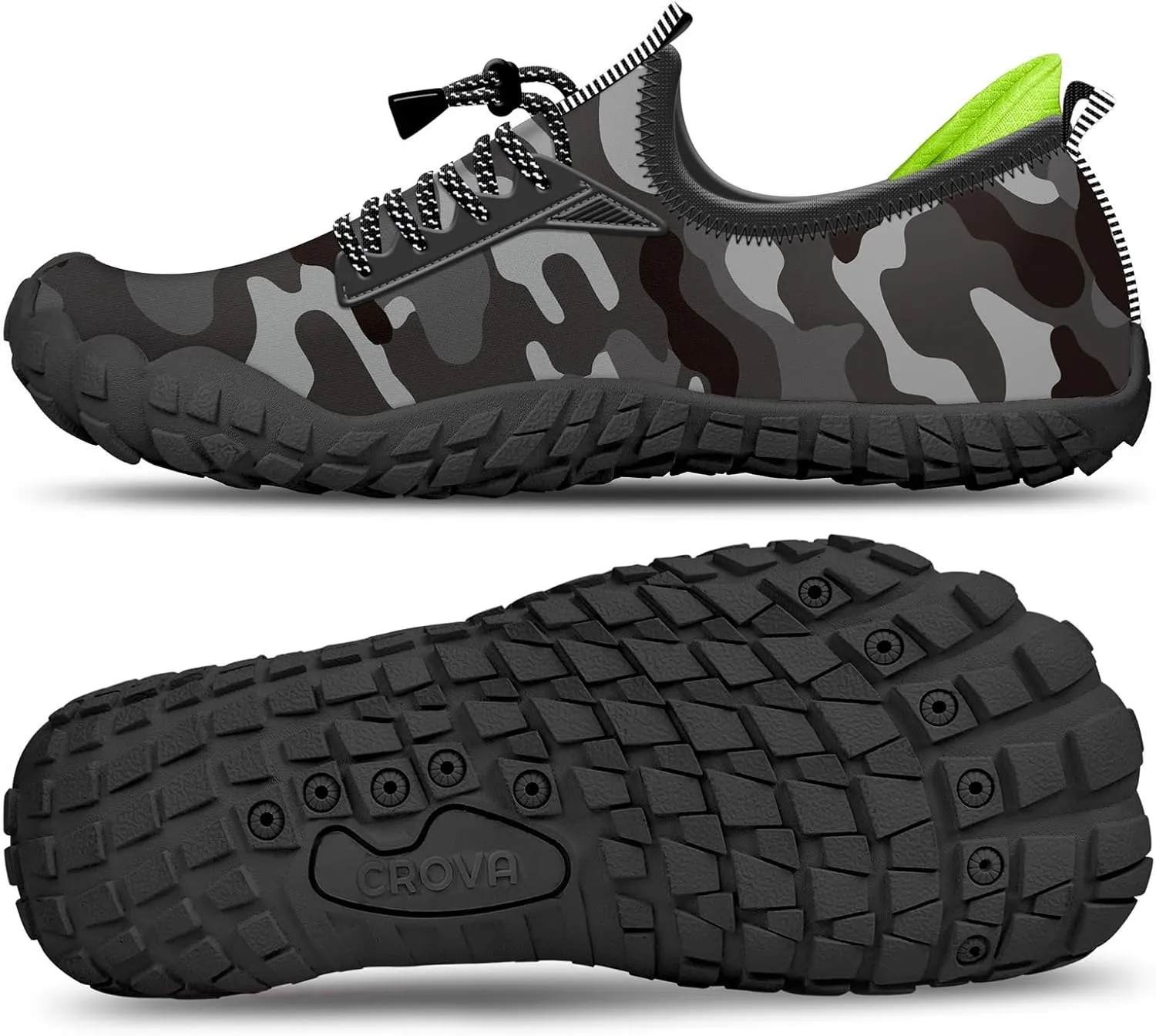 Built-in Heel Grips Water Shoes for Kids Girls Boys Hiking Wide Barefoot Swim Beach Pool Big Kid
