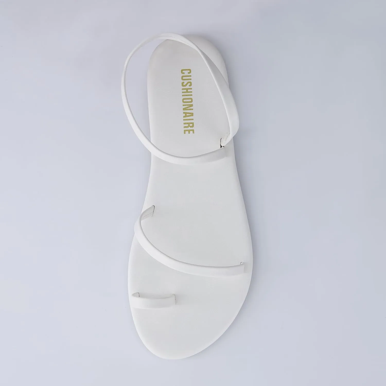 CUSHIONAIRE CHAI Women??s Strappy Sandals ?C Flat Sandals for Women, Comfortable Beach Sandals, Summer Slip-On Shoes, Casual Dressy Sandals