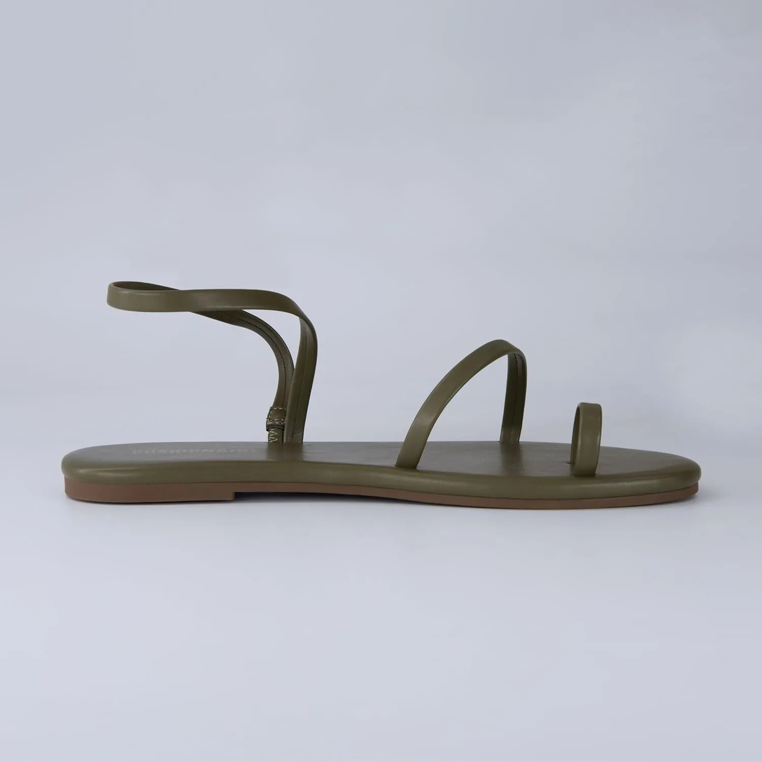 CUSHIONAIRE CHAI Women??s Strappy Sandals ?C Flat Sandals for Women, Comfortable Beach Sandals, Summer Slip-On Shoes, Casual Dressy Sandals