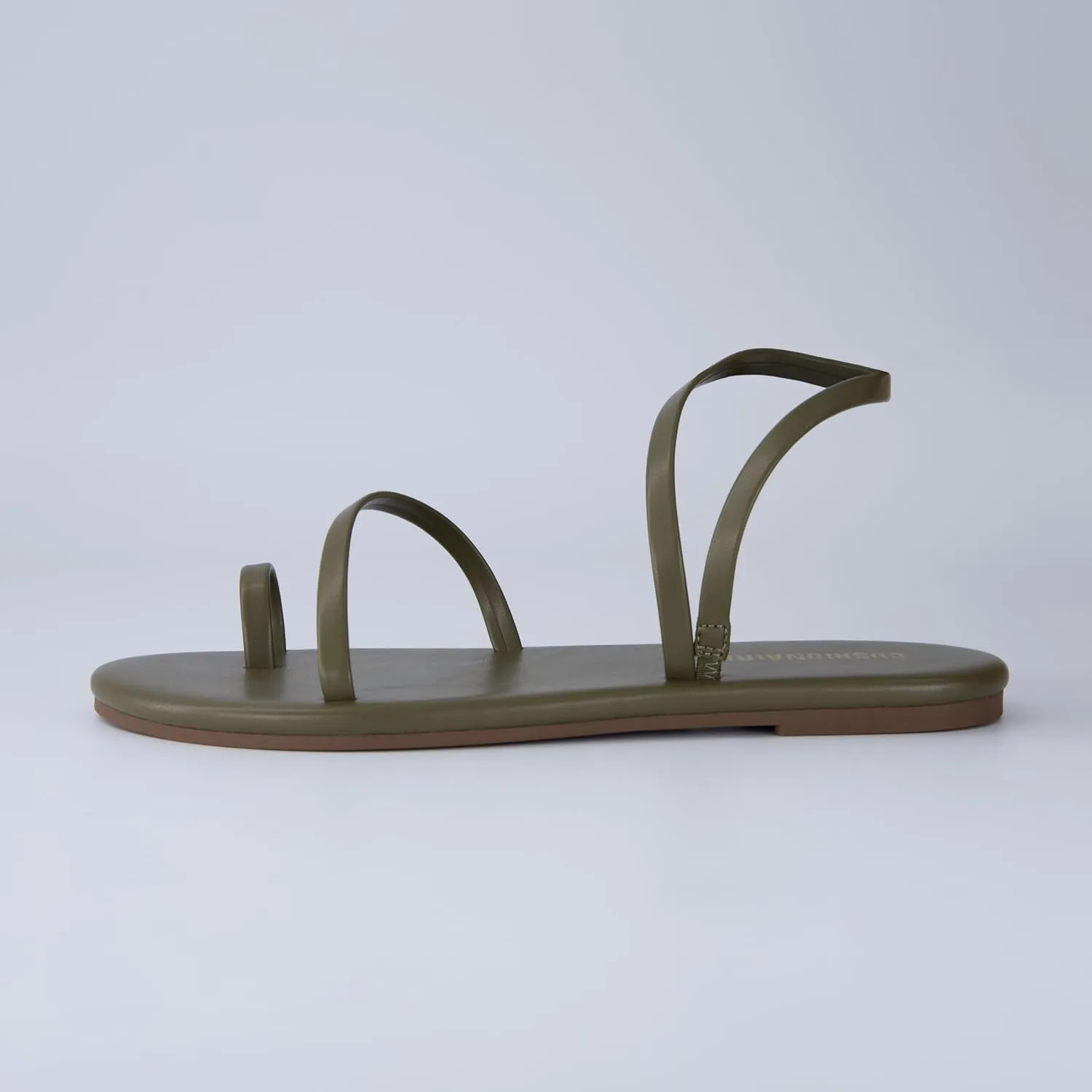 CUSHIONAIRE CHAI Women??s Strappy Sandals ?C Flat Sandals for Women, Comfortable Beach Sandals, Summer Slip-On Shoes, Casual Dressy Sandals