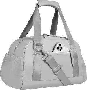 Small Gym Bag 14 inch for Women & Men Mini Gym Duffel Bag with Wet Compartment Waterproof Travel Duffle Bag for Sports Workout Dance